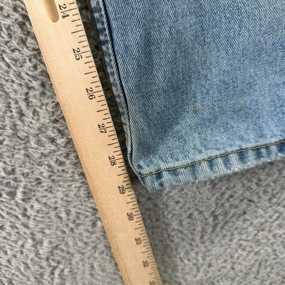 Levi's Jeans Mens 34x29 Blue Cotton Denim Straight Leg Faded Travel Workwear